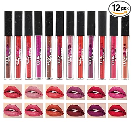 Water proof and long lasting Lipgloss [Pack of 12]