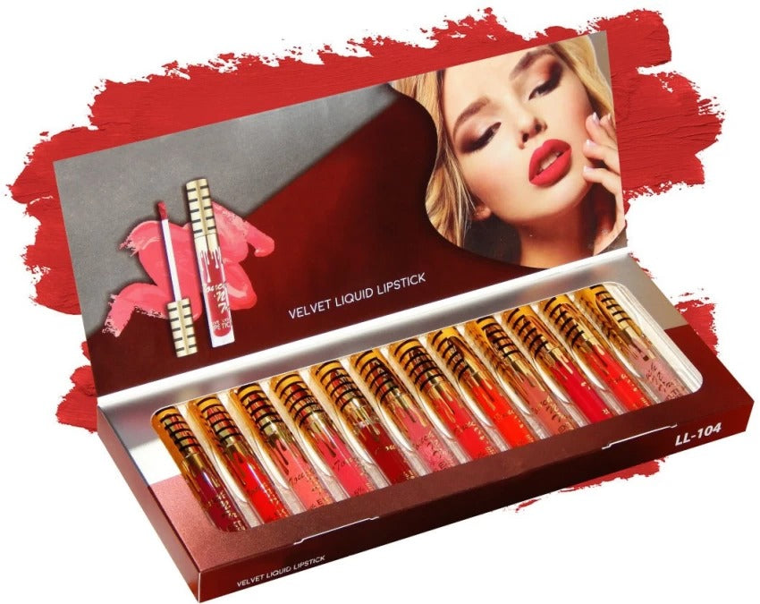 Water proof and long lasting Lipgloss [Pack of 12]