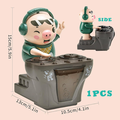 DJ Swinging Pig Toy