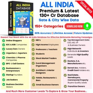 ALL INDIA Leads Database Bundle